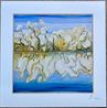 Hoar Frost in Morning Light by Billy Childish contemporary artwork Works on Paper