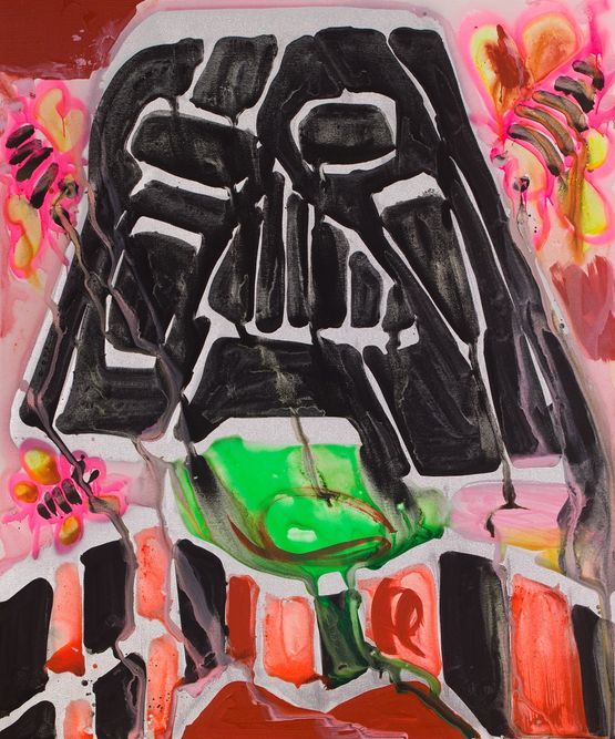 Untitled by Katherine Bernhardt contemporary artwork Painting