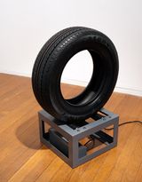 Endless Loop Firestone by Marley Dawson contemporary artwork sculpture