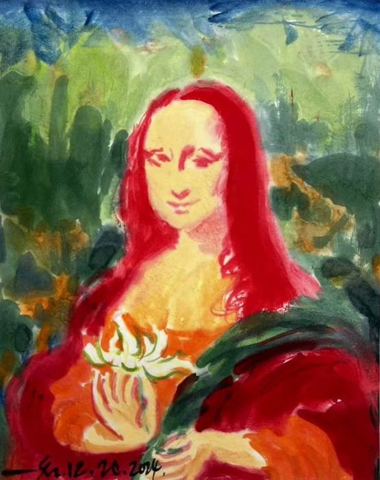 Flower Sermon No.1 by Wu Yiming contemporary artwork Works on Paper