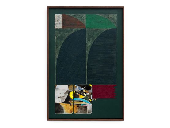 Tainted Love Study for Entrance to a Lane No. 2 by Haroun Hayward contemporary artwork Painting