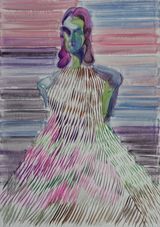 Rainbow-2021-T-21 by Etsu Egami contemporary artwork painting