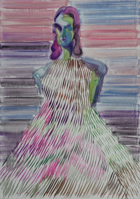 Rainbow-2021-T-21 by Etsu Egami contemporary artwork Painting