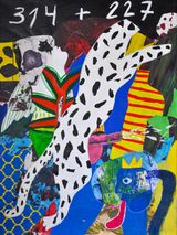 You are my thrill by Ramina Saadatkhan contemporary artwork painting