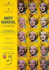 Marilyn Diptych Original Vintage Pop Art Poster by Andy Warhol contemporary artwork works on paper