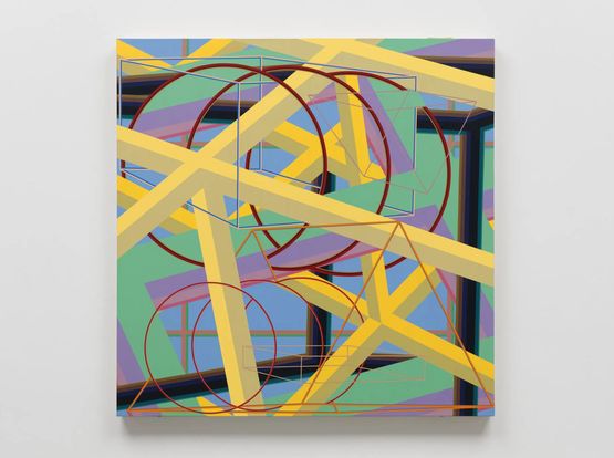 D-Y by Al Held contemporary artwork Painting