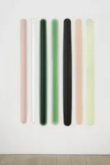 Out of Sight Green Pink Bar Combo by Peter Alexander contemporary artwork sculpture