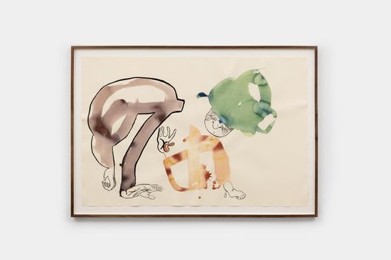 Autorretrato oponible actual 28 by Abraham Cruzvillegas contemporary artwork Works on Paper