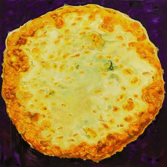 Drawing a Pancake No. 1 by Cao Yu contemporary artwork Painting