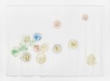 coins explosion  implosion 1 by Gabriel Kuri contemporary artwork drawing sculpture