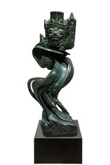 Future Relic Vakrasana by Jemana Murti contemporary artwork sculpture
