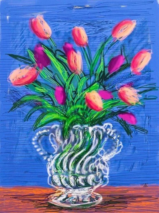 Untitled 346 by David Hockney contemporary artwork Print