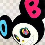 And Then Black by Takashi Murakami contemporary artwork print