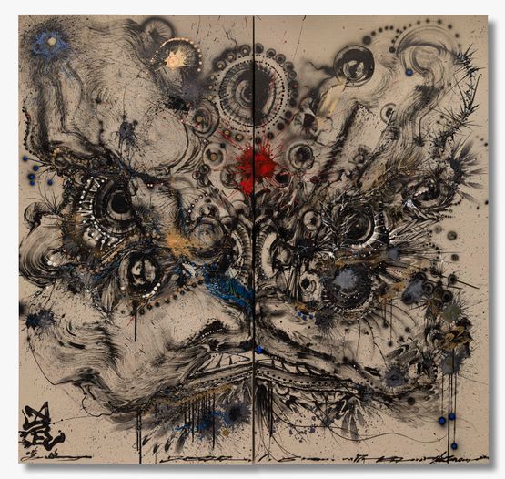Reconstruct Universe XXXIII by Chen Yingjie contemporary artwork Painting