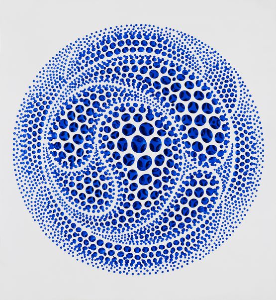 Vestige blue-earth 2 by Kim Jaeil contemporary artwork Painting