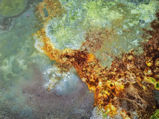 Sulfur Springs 1 Dallol Danakil Depression Ethiopia by Edward Burtynsky contemporary artwork Photography