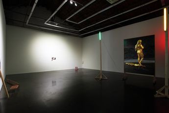 Contemporary art exhibition Qiu Xiaofei Rauschenberg Said the Walking Stick is Longer than the Maulstcik after All at Beijing Commune China