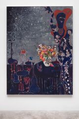 Solsticio de inverno com arranjo de flores by Paulo Nimer Pjota contemporary artwork painting