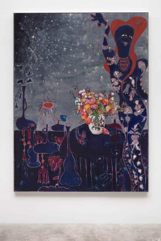 Solsticio de inverno com arranjo de flores by Paulo Nimer Pjota contemporary artwork Painting
