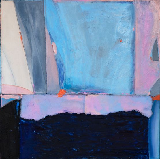 Nocturne in Indigo by Dana James contemporary artwork Painting