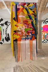 O AR EM FOGO VORAZ by Assume Vivid Astro Focus contemporary artwork textile