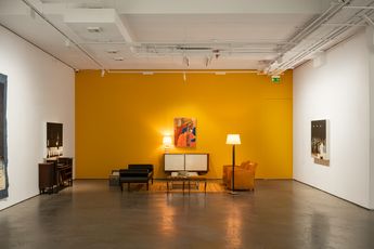 Contemporary art exhibition Sam Nhlengethwa Jazz and Blues at Night at Goodman Gallery London United Kingdom
