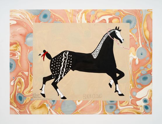 Black Cloud by Wendy Red Star contemporary artwork Painting