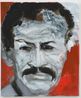 Portrait of Jack Whitten by Marlene Dumas contemporary artwork Painting