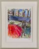 Sidewalk Cafe by Bob Dylan contemporary artwork Print