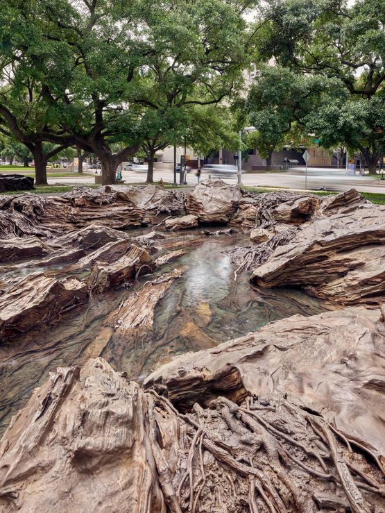 Inner Landscape the Lithosphere The Roots The Water by Cristina Iglesias contemporary artwork Sculpture