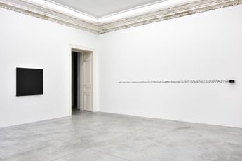 Contemporary art exhibition Ryoji Ikeda  e  at Almine Rech Paris Rue de Turenne France