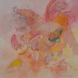 With curiosity by Chelsea Young contemporary artwork painting