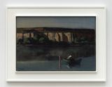 Untitled Man in Boat by Hughie Lee-Smith contemporary artwork painting works on paper