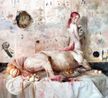 The Room of the Little Boy by Guillermo Lorca contemporary artwork Painting