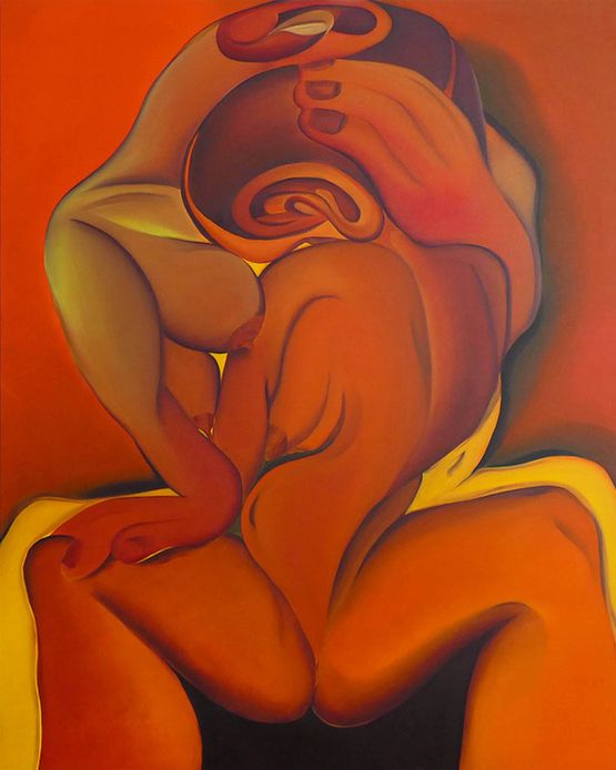 Baby by Julia Trybala contemporary artwork Painting