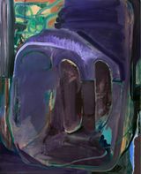 Purple Noise by Koo Jiyoon contemporary artwork painting