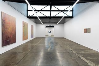 Contemporary art exhibition Luke Brennan Len Lye Cheaper parcel post and paintings at 1301SW Melbourne Australia