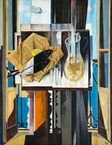 Beer and Fish by A. A. Kupetsyan contemporary artwork painting