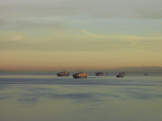 Cargo Ships January 11 2022 502 pm by Richard Misrach contemporary artwork Print