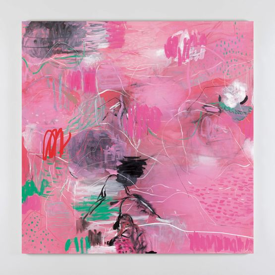 The Peach Blossom Spring-Garden No. 21 by Zhou Li contemporary artwork Painting