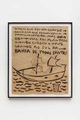 Dizem que foi um copo de cachazsa by Paulo Nazareth contemporary artwork drawing works on paper