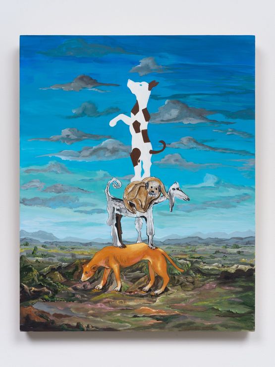 Tower of Babel by Djordje Ozbolt contemporary artwork Painting