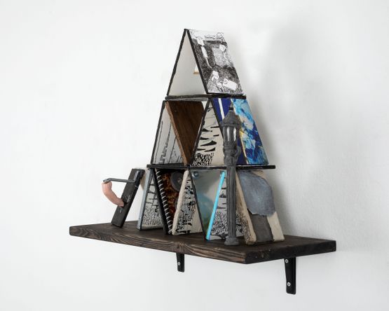 Frail Foundations by Linus Riepler contemporary artwork Mixed Media
