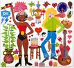 Dollys Birthday by Kaylene Whiskey contemporary artwork Painting