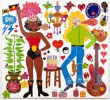 Dollys Birthday by Kaylene Whiskey contemporary artwork painting