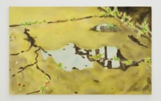 Kicking Water On going by Naofumi Maruyama contemporary artwork Painting