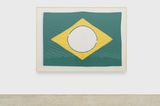 The New Brazilian Flag  3 by Raul Mourao contemporary artwork sculpture
