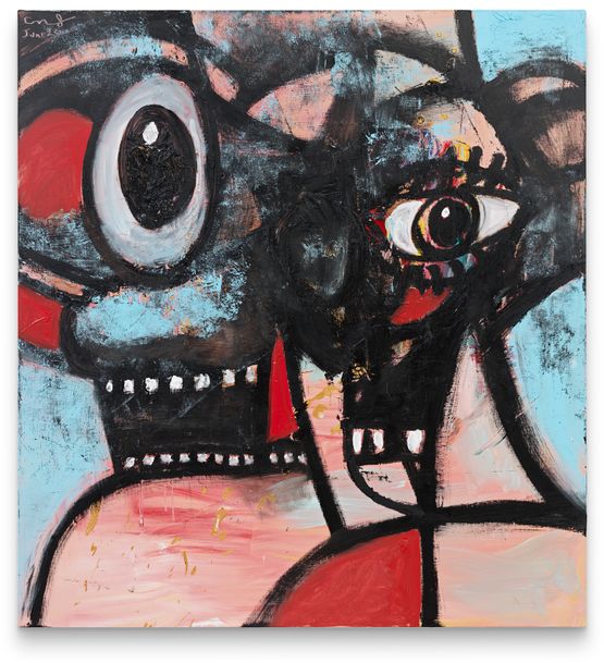 Eyes Wide Open by George Condo contemporary artwork Painting