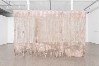 Contemporary art exhibition Edith Dekyndt Ne pas laver le sable jaune at Galerie Greta Meert Brussels Belgium