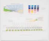 Pittsburgh Convention Center Proposal 1 by Diana Thater contemporary artwork drawing print works on paper
